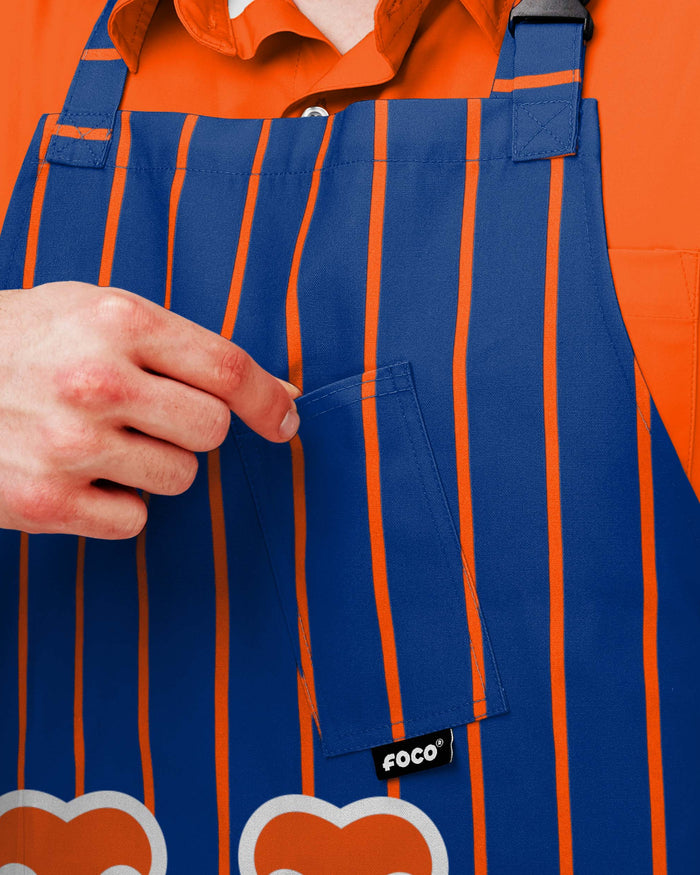 New York Mets Pinstripe Apron FOCO - FOCO.com