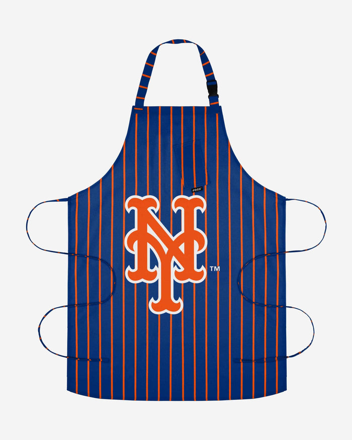 New York Mets Pinstripe Apron FOCO - FOCO.com