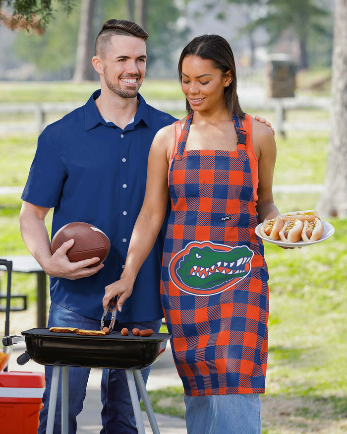 Florida Gators Plaid Apron FOCO - FOCO.com