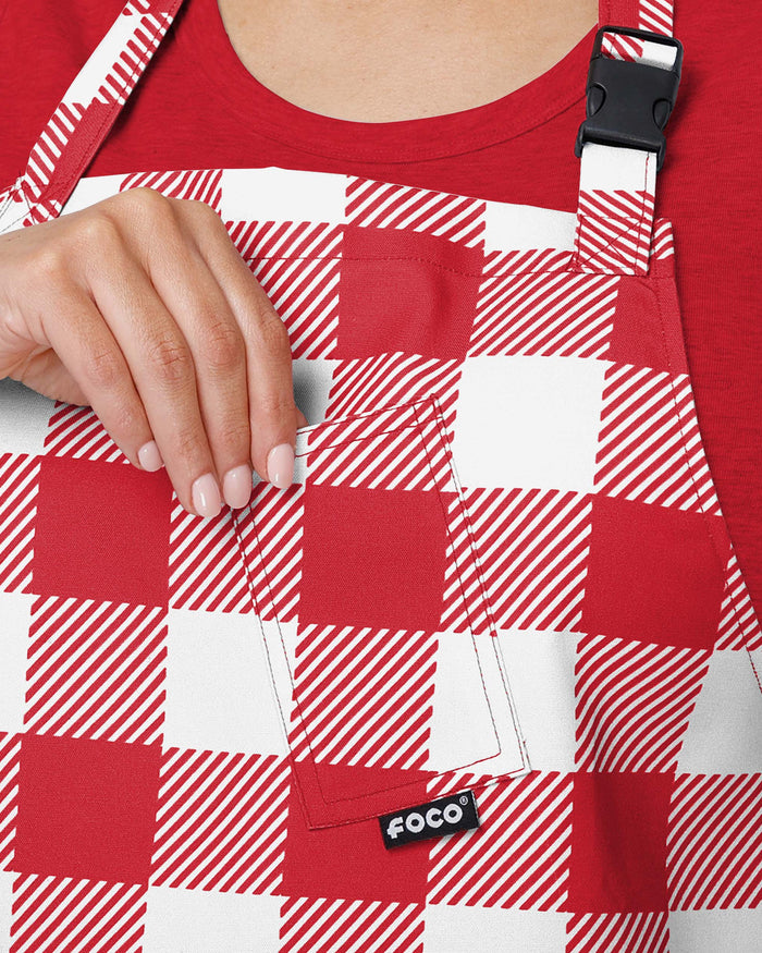 Nebraska Cornhuskers Plaid Apron FOCO - FOCO.com