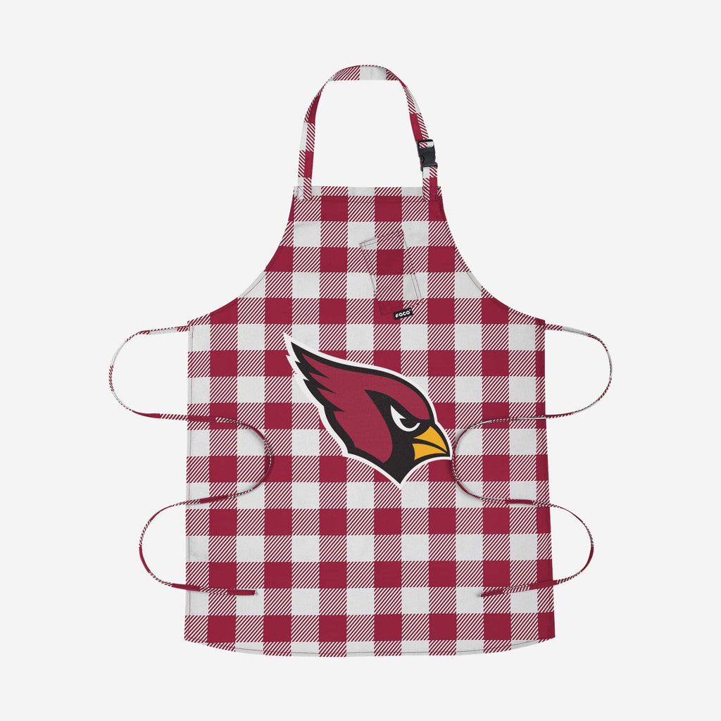 Arizona Cardinals Plaid Apron FOCO - FOCO.com