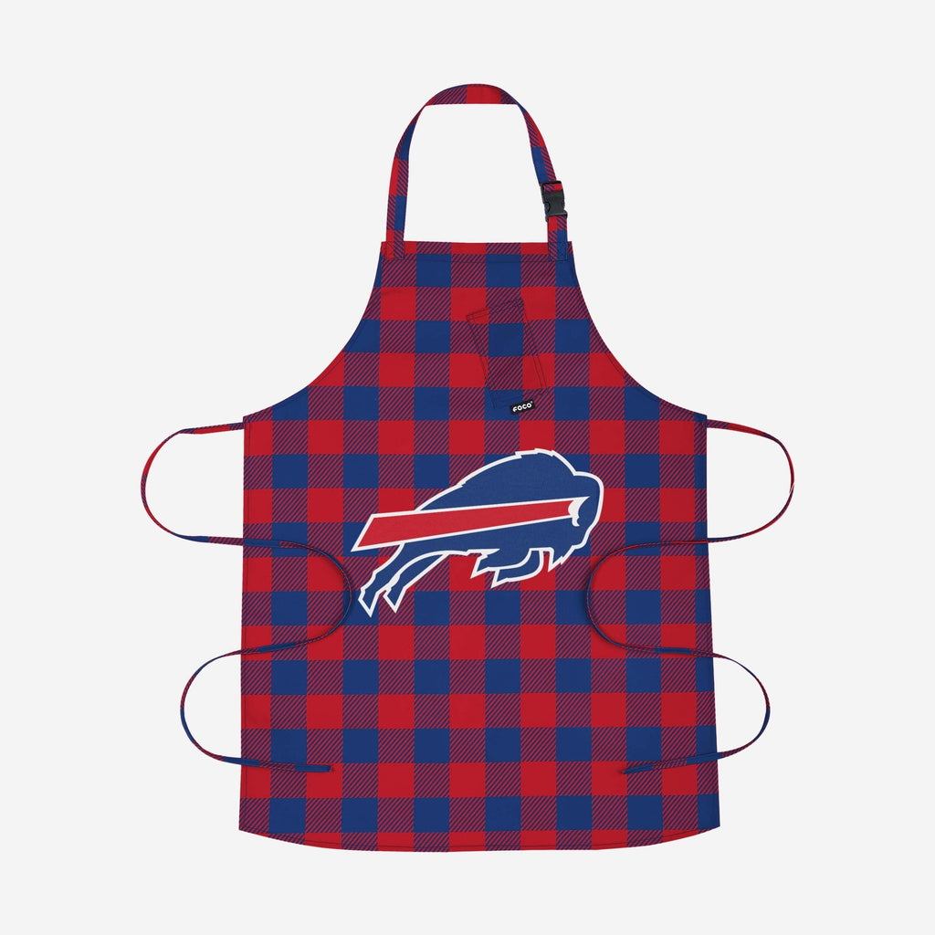 Buffalo Bills Plaid Apron FOCO - FOCO.com