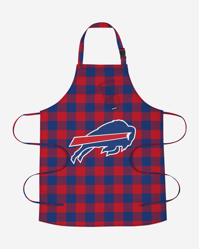 Buffalo Bills Plaid Apron FOCO - FOCO.com