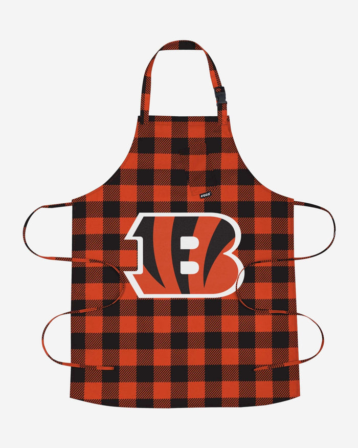 Cincinnati Bengals Plaid Apron FOCO - FOCO.com