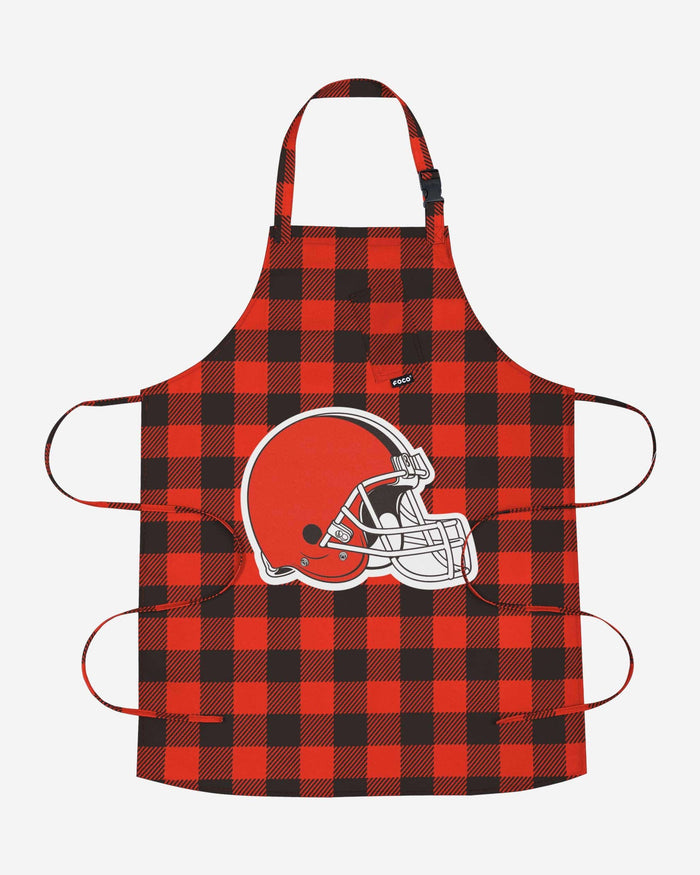 Cleveland Browns Plaid Apron FOCO - FOCO.com