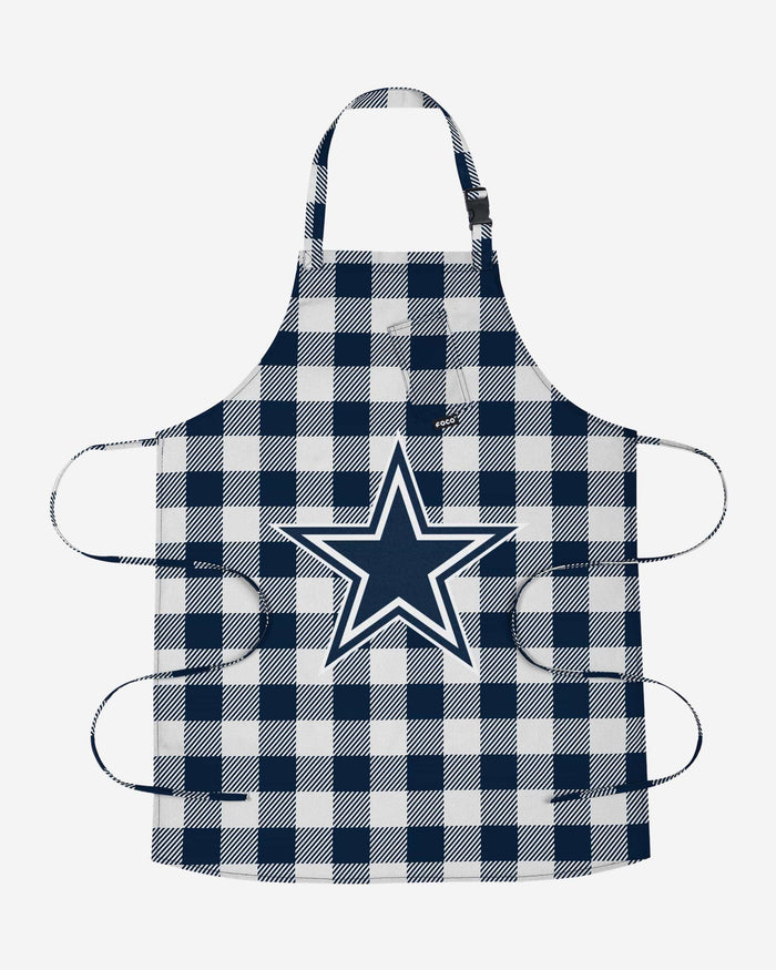 Dallas Cowboys Plaid Apron FOCO - FOCO.com