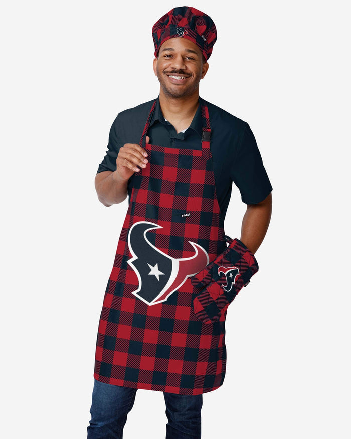 Houston Texans Plaid Apron FOCO - FOCO.com