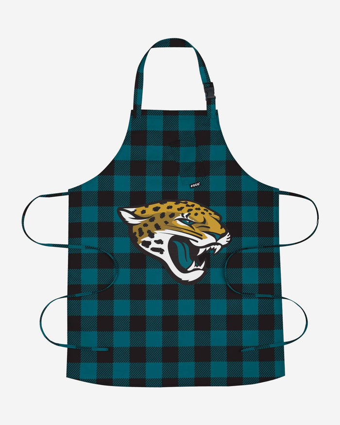 Jacksonville Jaguars Plaid Apron FOCO - FOCO.com