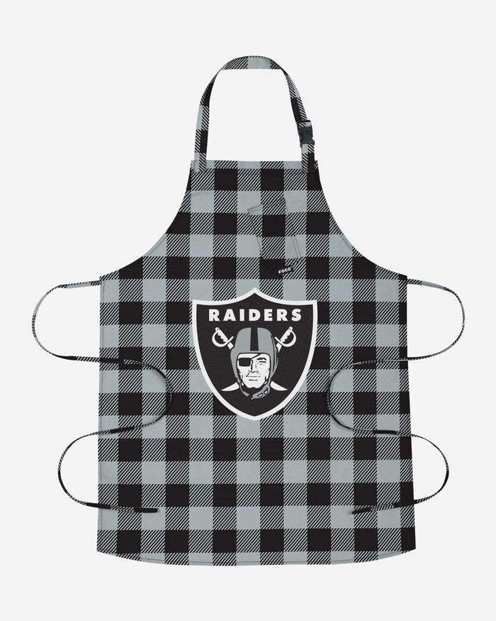 Las Vegas Raiders Plaid Apron FOCO - FOCO.com