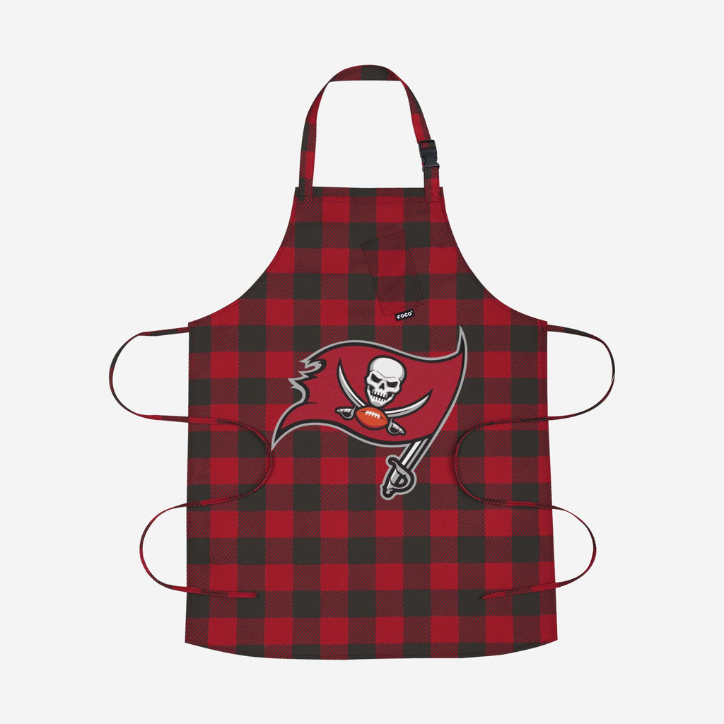 Tampa Bay Buccaneers Plaid Apron FOCO - FOCO.com