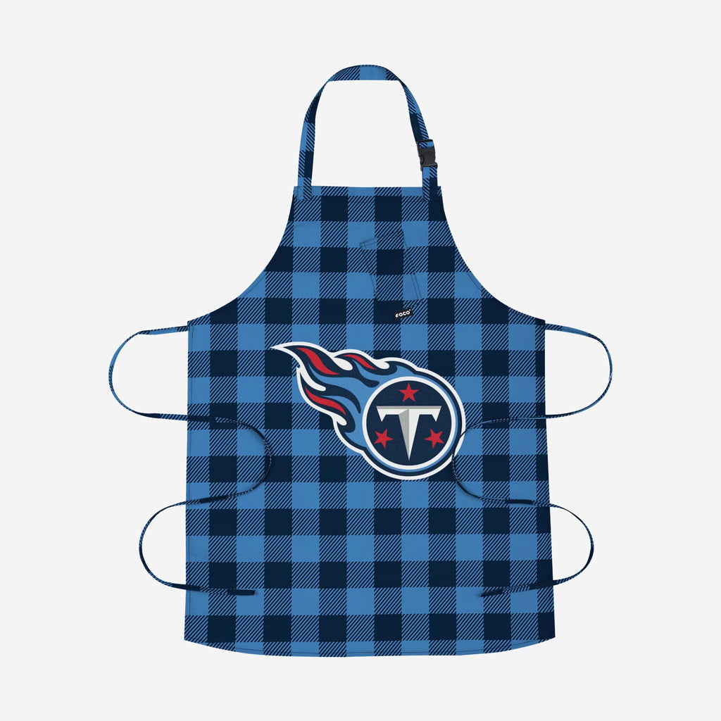 Tennessee Titans Plaid Apron FOCO - FOCO.com