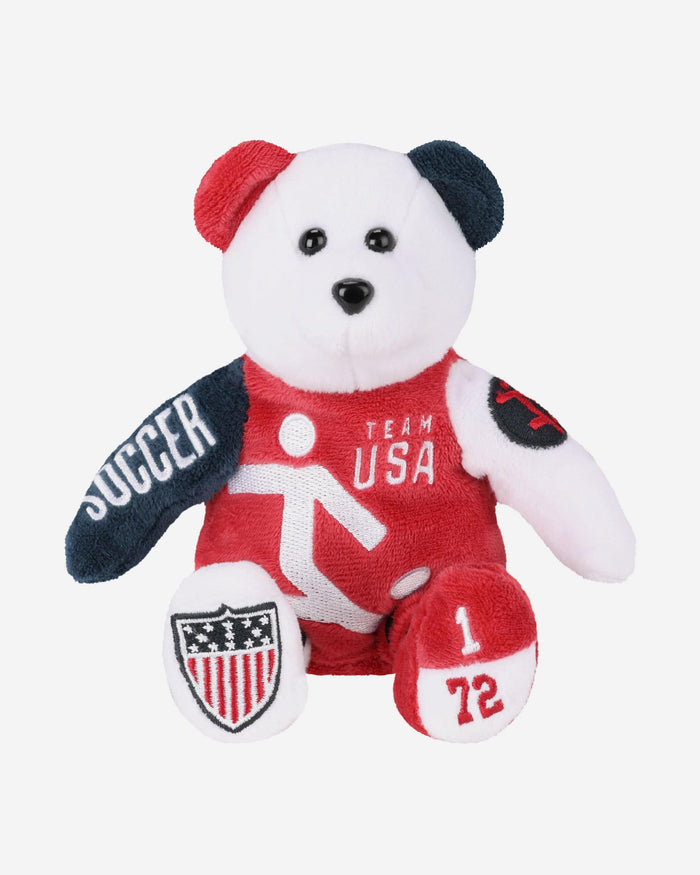 Team USA Soccer Team Beans Embroidered Bear FOCO - FOCO.com