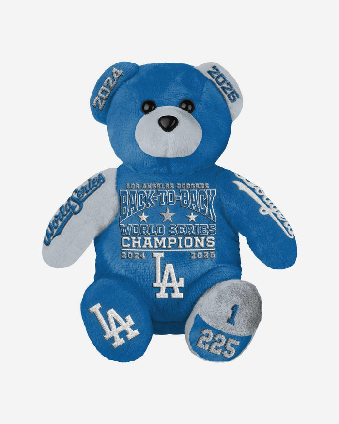 Mookie Betts Los Angeles Dodgers 2025 Back To Back World Series Champions Player Embroidered Bear FOCO - FOCO.com