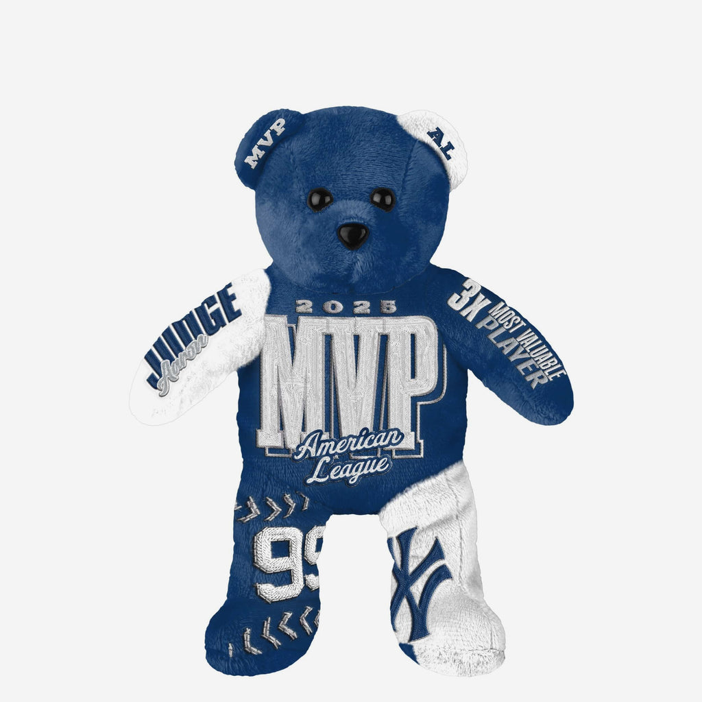 Aaron Judge New York Yankees 2025 AL MVP Team Beans Embroidered Player Bear FOCO - FOCO.com