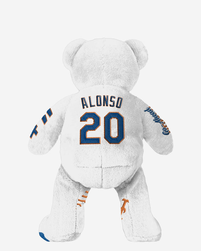 Pete Alonso New York Mets The Polar Bear Team Beans Embroidered Player Bear FOCO - FOCO.com