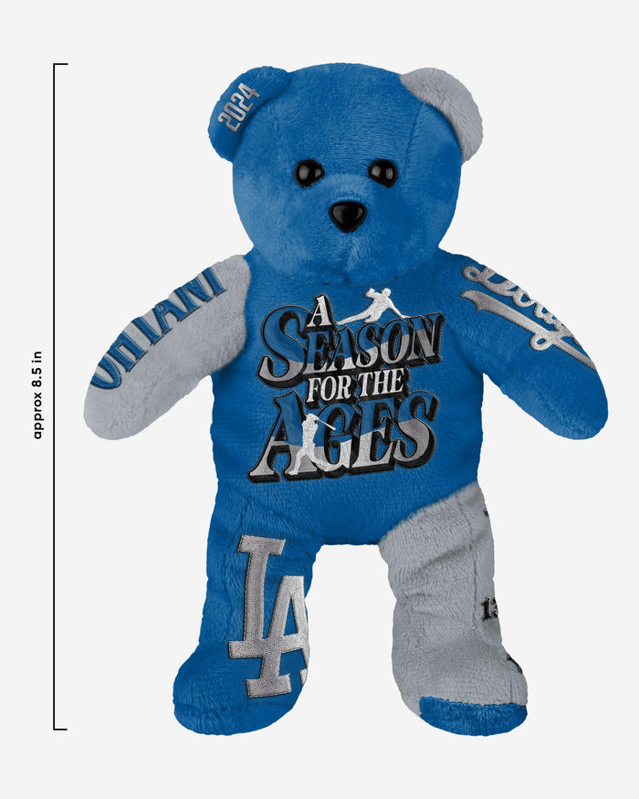 Shohei Ohtani Los Angeles Dodgers a Season for the Ages Team Beans Embroidered Player Bear FOCO - FOCO.com