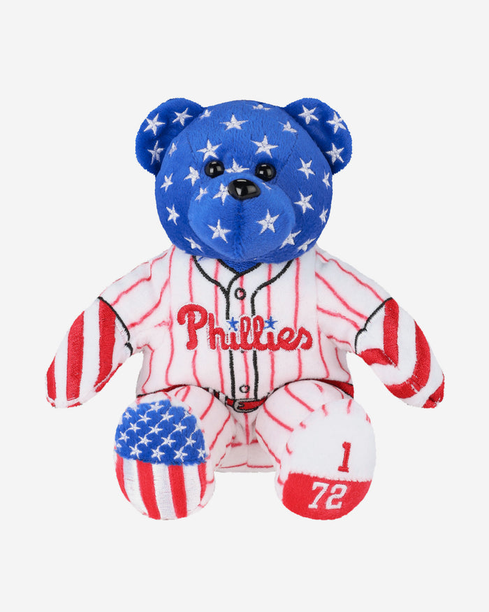 Bryce Harper Philadelphia Phillies Independence Day Team Beans Embroidered Player Bear FOCO - FOCO.com