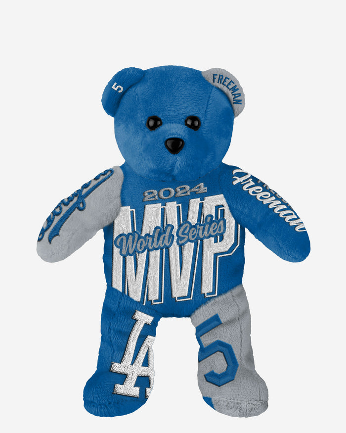 Los Angeles Dodgers 2024 World Series Champions MVP Embroidered Bear FOCO - FOCO.com