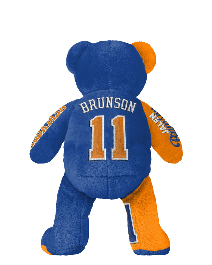 Jalen Brunson New York Knicks 2026 NBA Champions Team Beans Embroidered Player Bear FOCO - FOCO.com