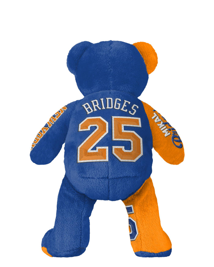 Mikal Bridges New York Knicks 2026 NBA Champions Team Beans Embroidered Player Bear FOCO - FOCO.com