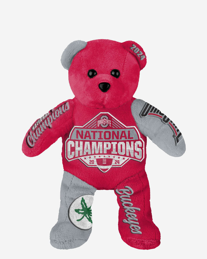 2024 Football National Champions Team Beans Embroidered Bear FOCO - FOCO.com