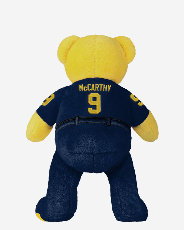 JJ McCarthy Michigan Wolverines 2023 Football National Champions Team Beans Embroidered Player Bear FOCO - FOCO.com