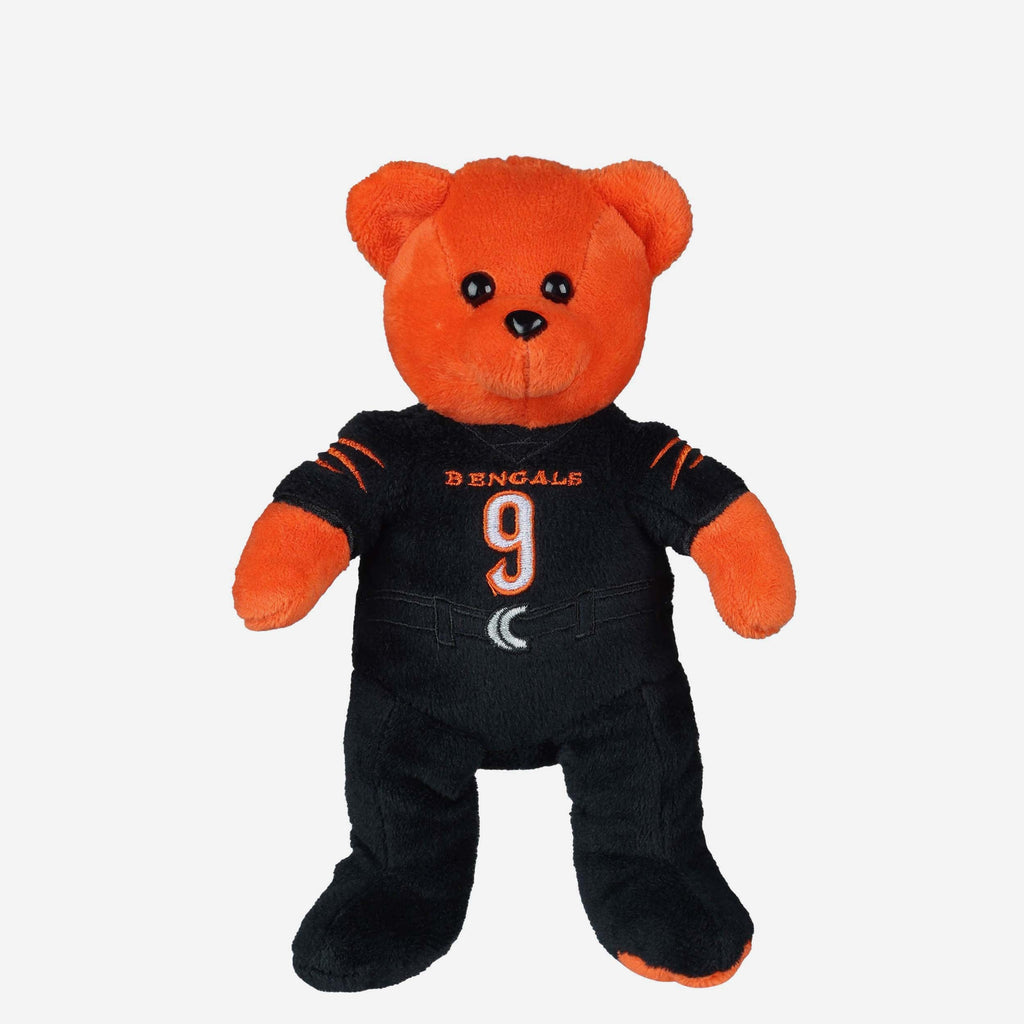 Joe Burrow Cincinnati Bengals Team Beans Embroidered Player Bear FOCO - FOCO.com