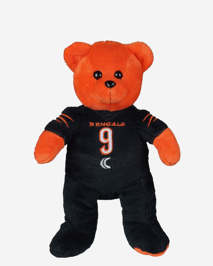 Joe Burrow Cincinnati Bengals Team Beans Embroidered Player Bear FOCO - FOCO.com