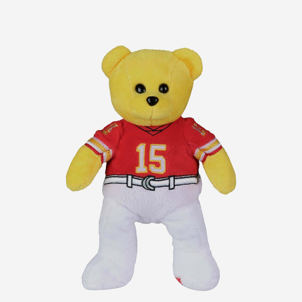 Patrick Mahomes Kansas City Chiefs Team Beans Embroidered Player Bear FOCO - FOCO.com