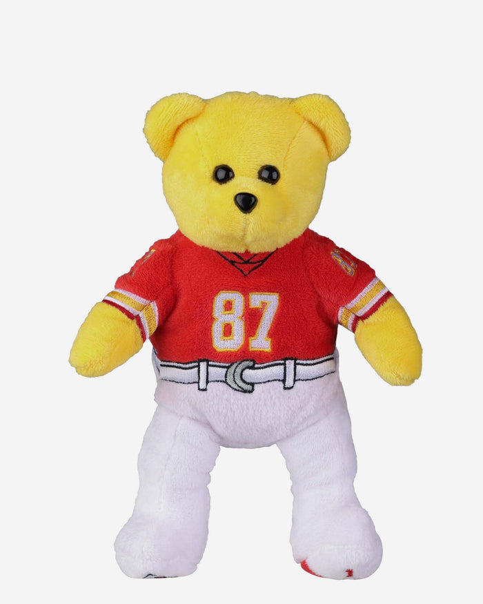 Travis Kelce Kansas City Chiefs Team Beans Embroidered Player Bear FOCO - FOCO.com