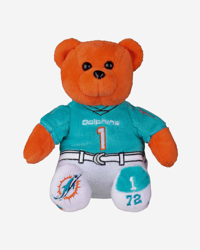 Tua Tagovailoa Miami Dolphins Team Beans Embroidered Player Bear FOCO - FOCO.com