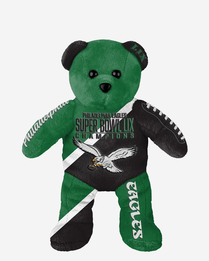 Philadelphia Eagles Super Bowl LIX Champions Kelly Green Embroidered Bear FOCO - FOCO.com