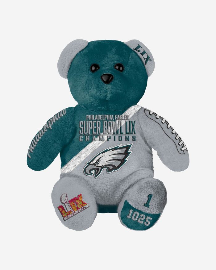 Philadelphia Eagles Super Bowl LIX Champions Embroidered Bear FOCO - FOCO.com