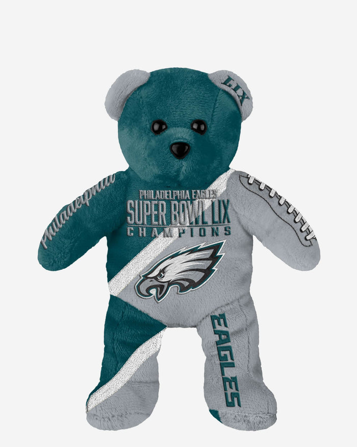 Philadelphia Eagles Super Bowl LIX Champions Embroidered Bear FOCO - FOCO.com