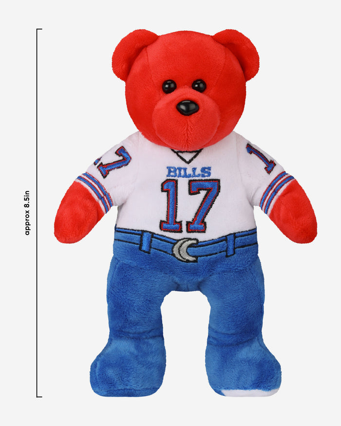 Josh Allen Buffalo Bills Away Uniform Team Beans Embroidered Player Bear FOCO - FOCO.com