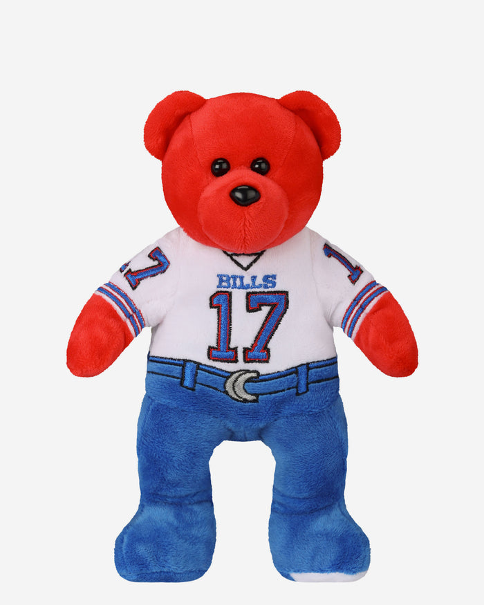 Josh Allen Buffalo Bills Away Uniform Team Beans Embroidered Player Bear FOCO - FOCO.com