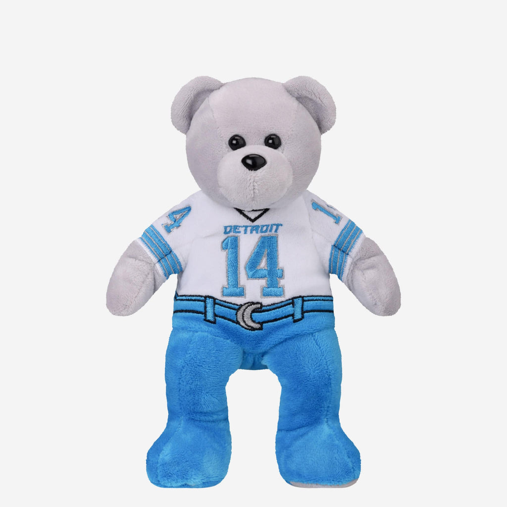 Amon-Ra St Brown Detroit Lions Away Uniform Team Beans Embroidered Player Bear FOCO - FOCO.com