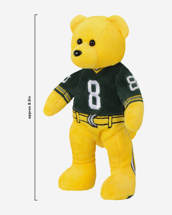 Josh Jacobs Green Bay Packers Team Beans Embroidered Player Bear FOCO - FOCO.com