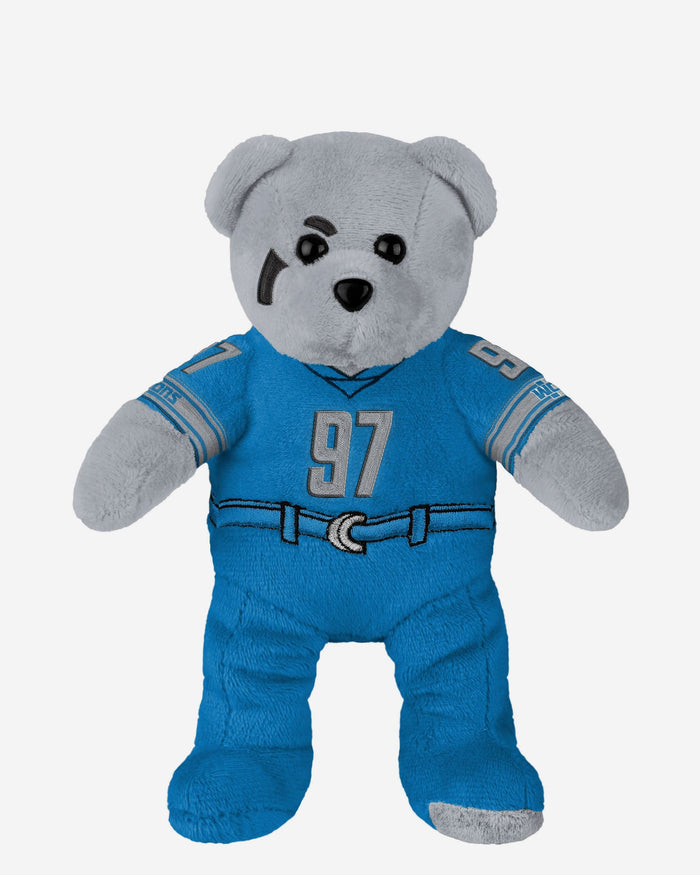 Aidan Hutchinson Detroit Lions Team Beans Embroidered Player Bear FOCO - FOCO.com