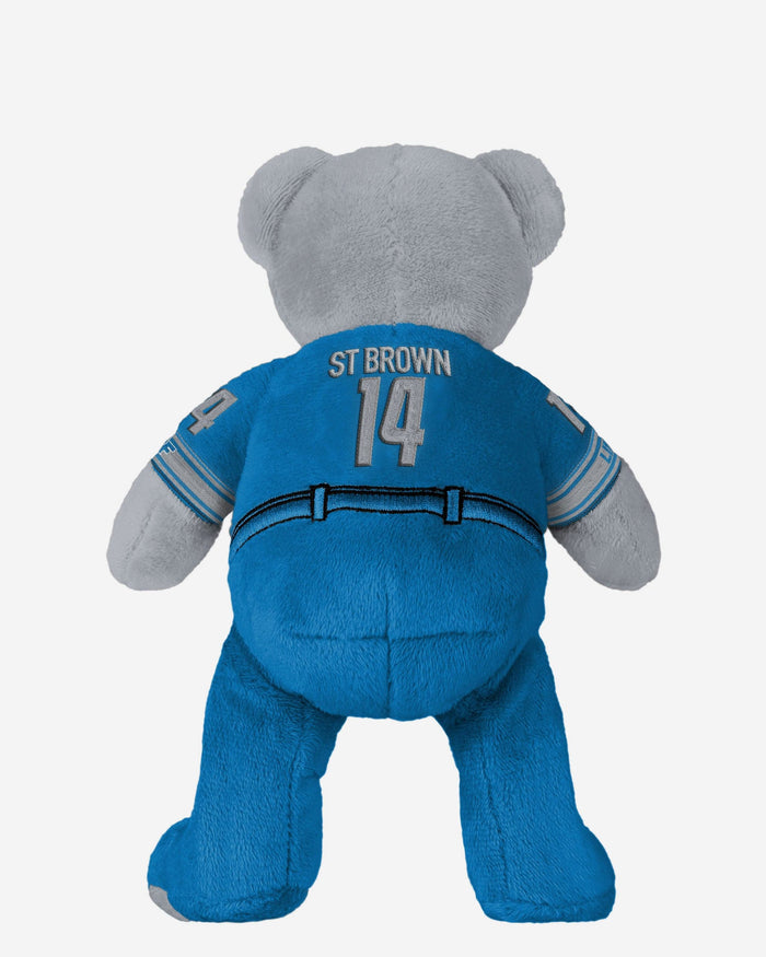 Amon-Ra St Brown Detroit Lions Team Beans Embroidered Player Bear FOCO - FOCO.com