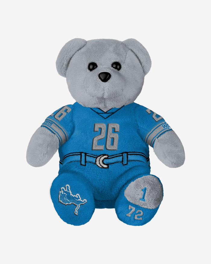 Jahmyr Gibbs Detroit Lions Team Beans Embroidered Player Bear FOCO - FOCO.com