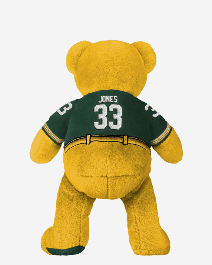 Aaron Jones Green Bay Packers Team Beans Embroidered Player Bear FOCO - FOCO.com