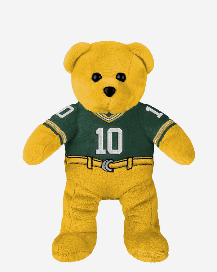 Jordan Love Green Bay Packers Team Beans Embroidered Player Bear FOCO - FOCO.com