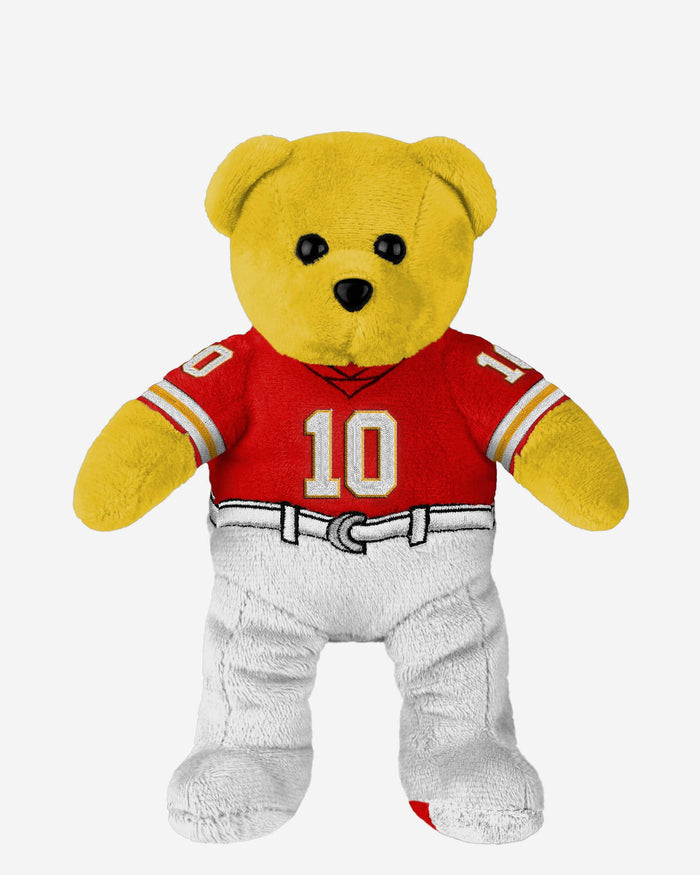 Isiah Pacheco Kansas City Chiefs Team Beans Embroidered Player Bear FOCO - FOCO.com