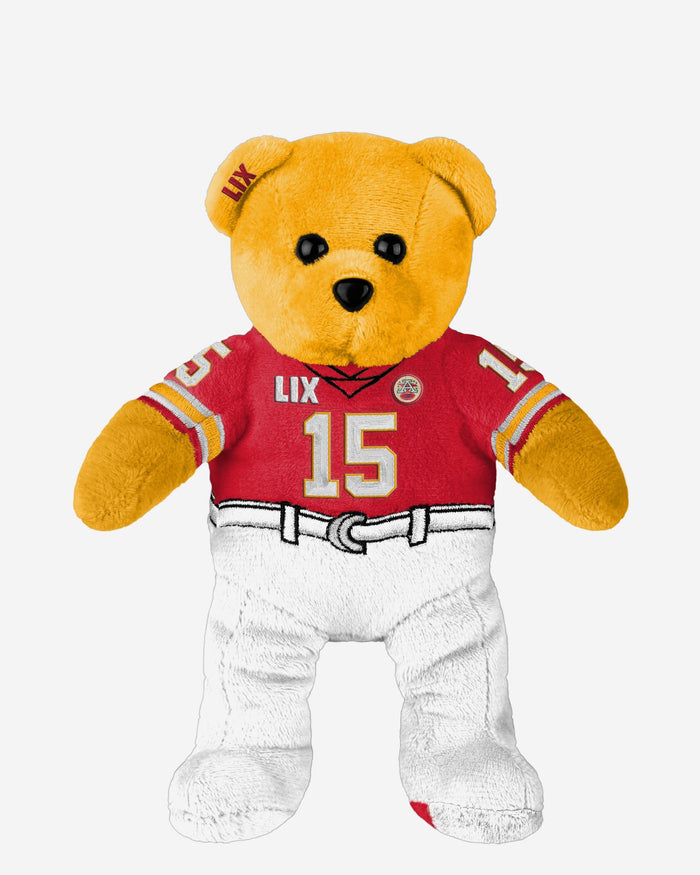 Patrick Mahomes Kansas City Chiefs Super Bowl LIX Bound Team Beans Embroidered Player Bear FOCO - FOCO.com