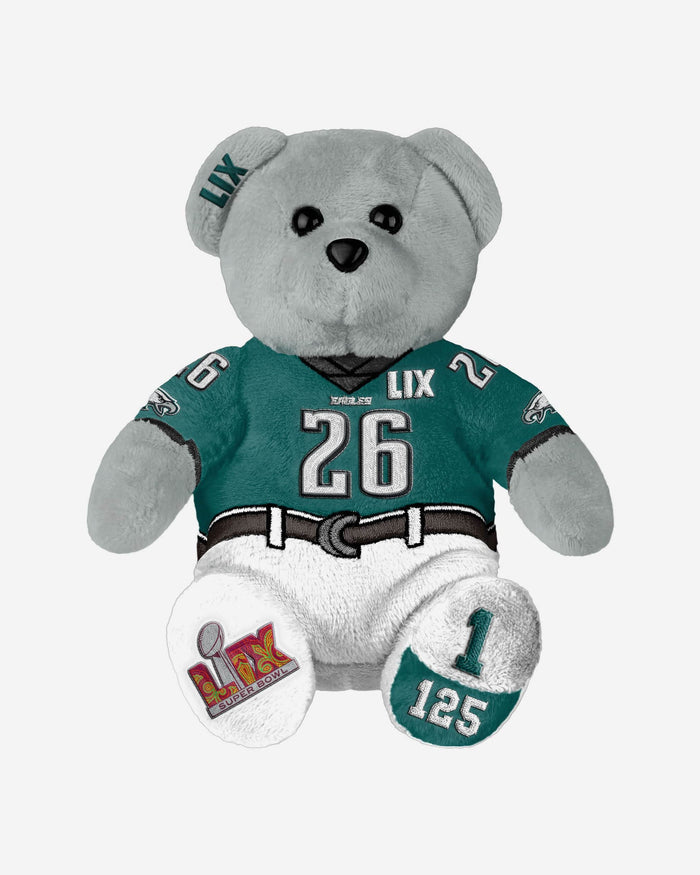 Saquon Barkley Philadelphia Eagles Super Bowl LIX Bound Team Beans Embroidered Player Bear FOCO - FOCO.com