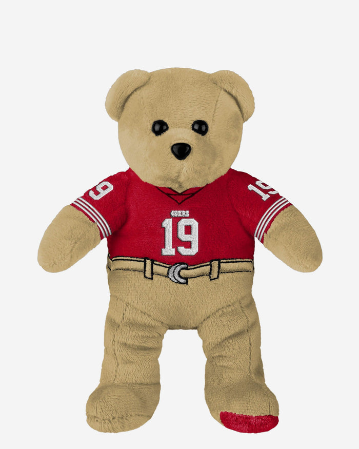 Deebo Samuel San Francisco 49ers Team Beans Embroidered Player Bear FOCO - FOCO.com