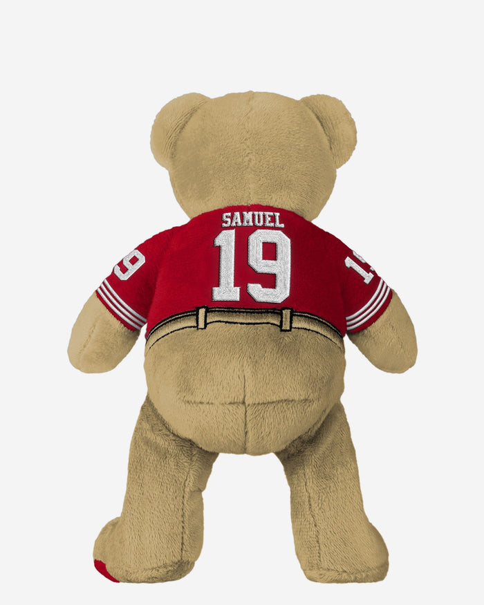 Deebo Samuel San Francisco 49ers Team Beans Embroidered Player Bear FOCO - FOCO.com