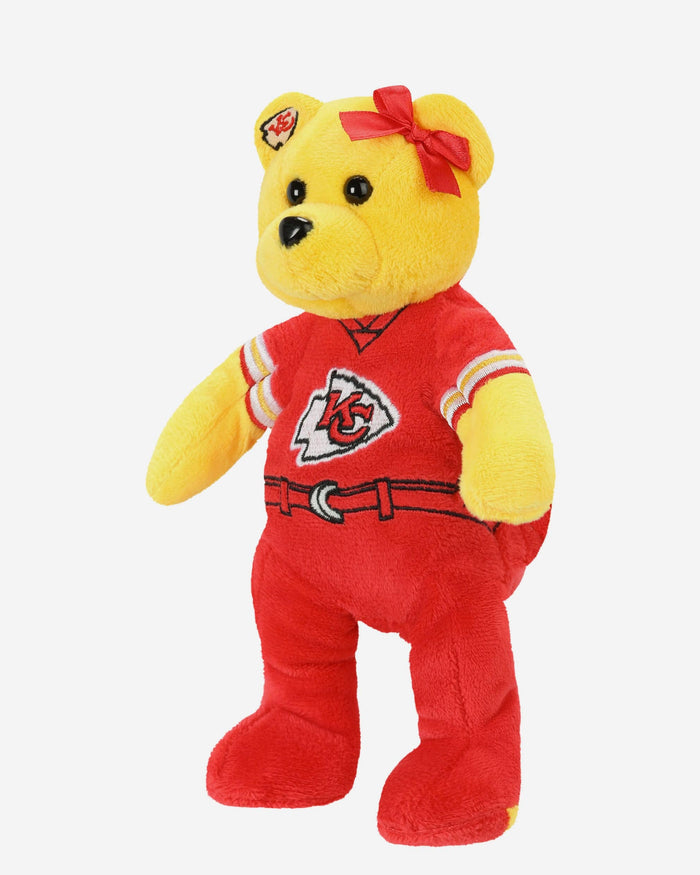 Kansas City Chiefs Mother's Day Team Beans Embroidered Bear FOCO - FOCO.com