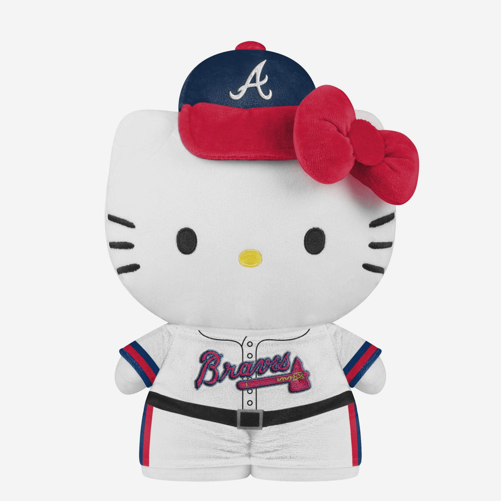 Atlanta Braves Team Color Bow Hello Kitty® Jersey Plush FOCO - FOCO.com